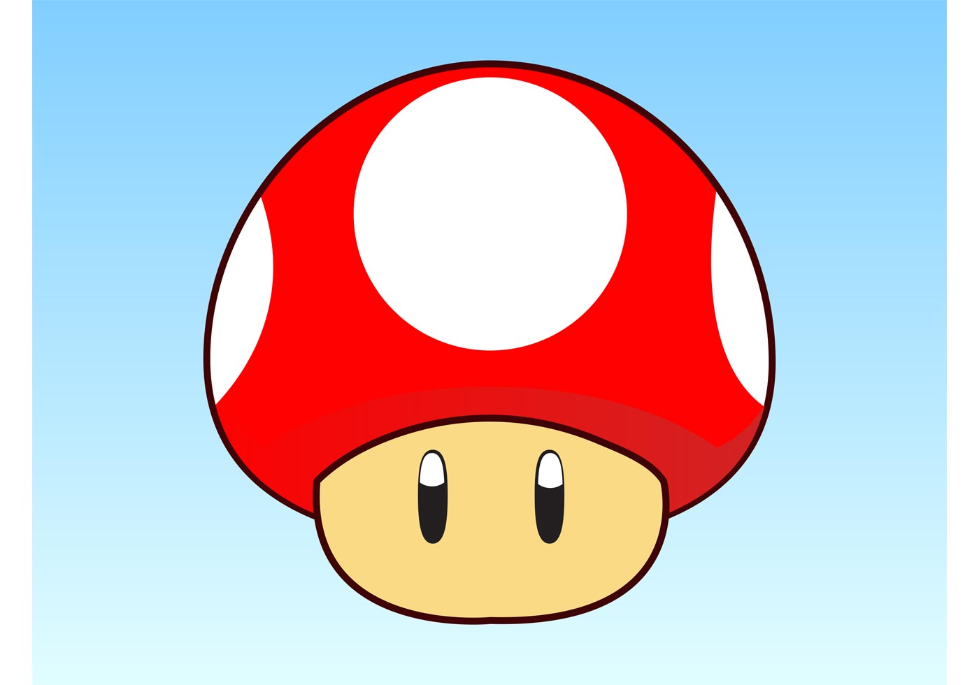 1400x980 Super Mario Mushroom
