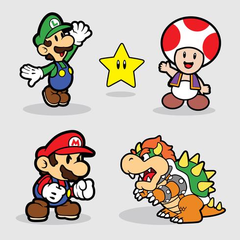 490x490 Super Mario Vector Pack