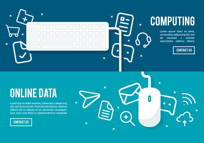 700x490 Free Flat Digital Marketing Icon Collection Vector Background