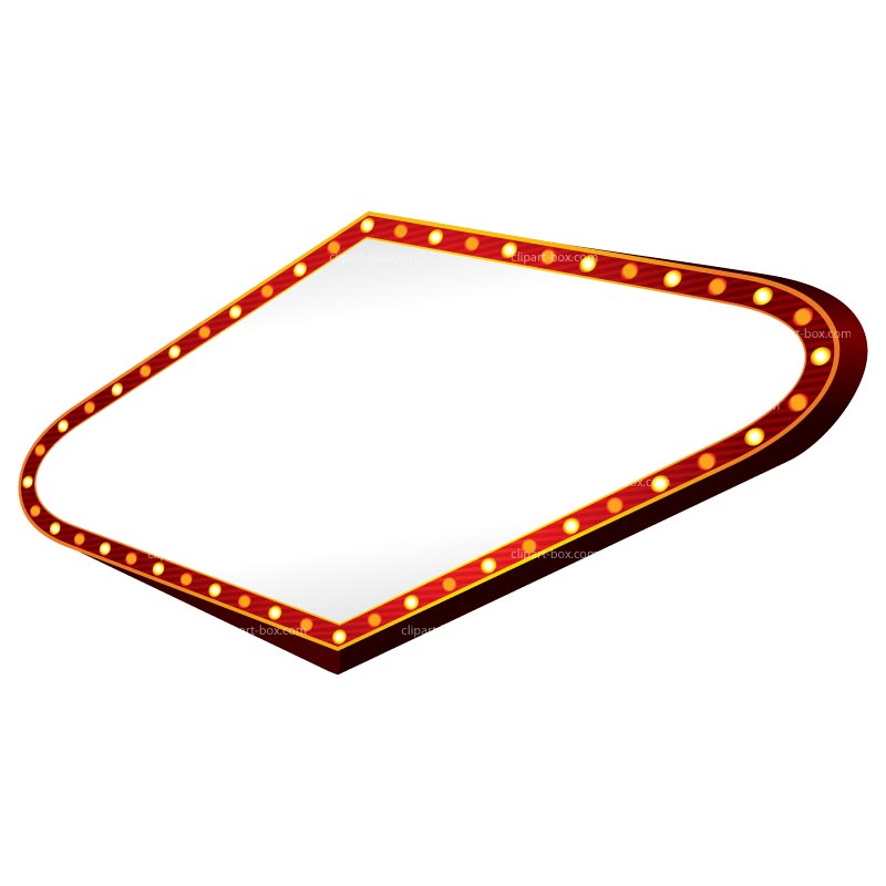 800x800 Movie Clipart Marquee Sign