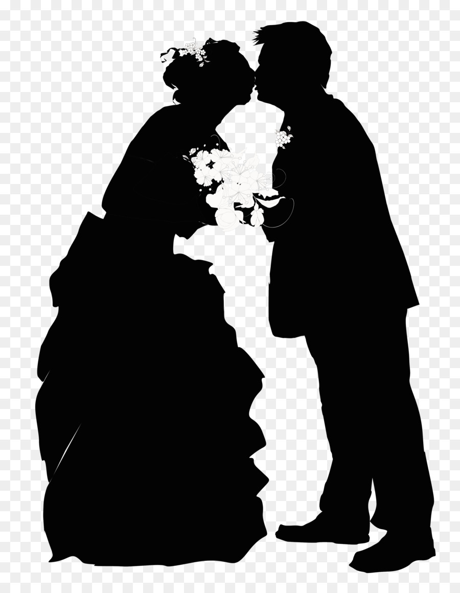 900x1160 Download Wedding Invitation Silhouette Marriage Vector Wedding