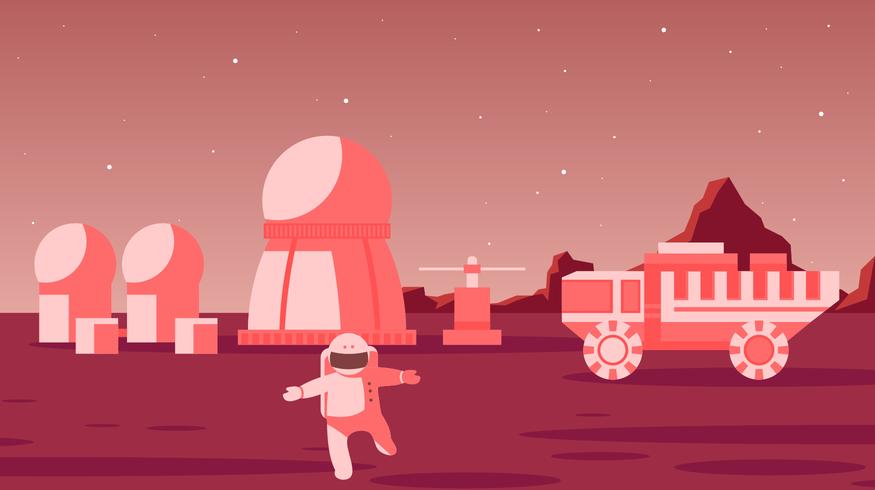 875x490 Research On Mars Vector