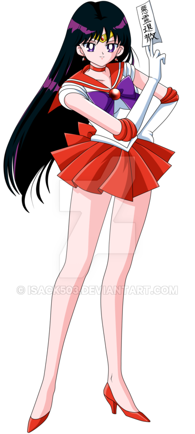 400x890 Sailor Mars Perfect Color Vector By Isack503