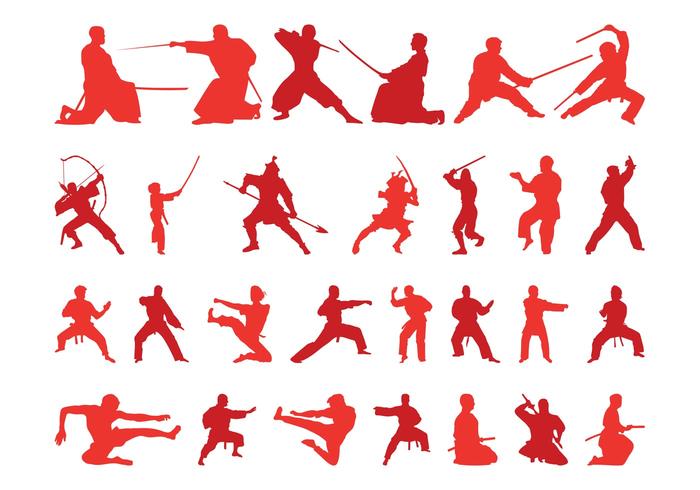 700x490 Martial Arts Silhouettes
