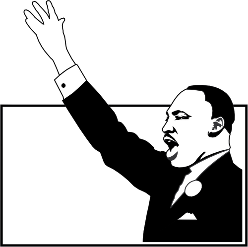 Martin Luther King Vector at GetDrawings | Free download