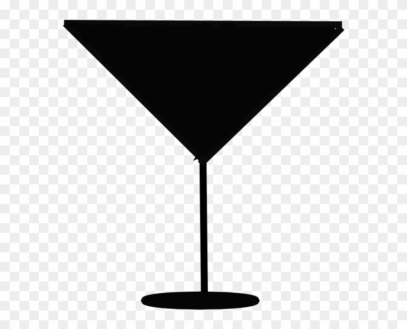 840x678 Martini Glass Silhouette Vector