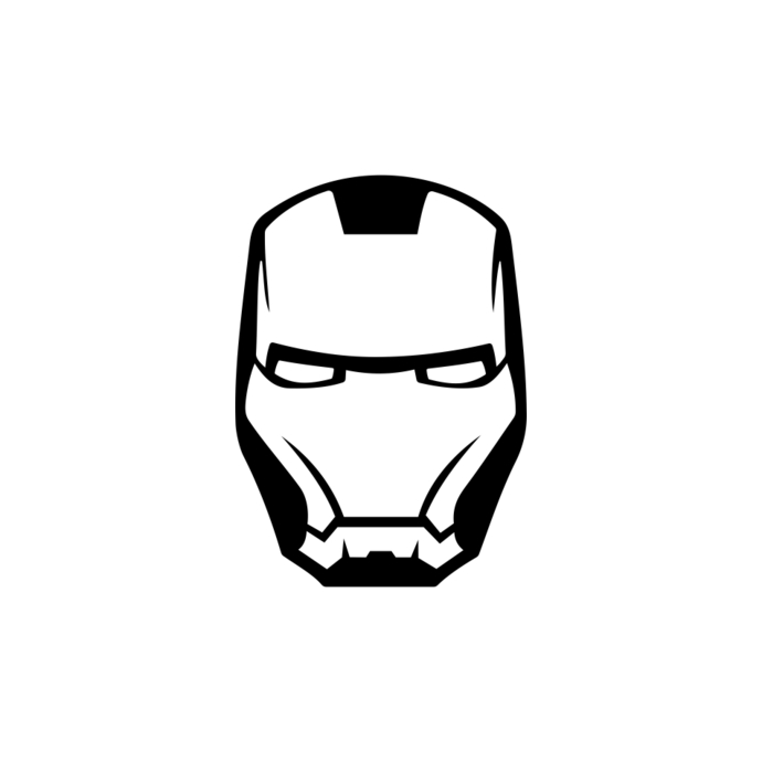 690x690 Iron Man Marvel Avengers Superhero Helmet By Vectordesign On Zibbet