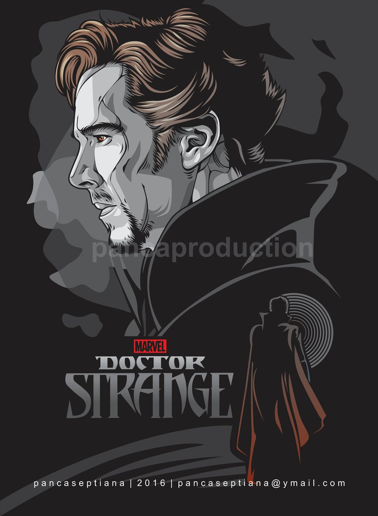 766x1043 Dr Strange Vector Art By Pancaproduction
