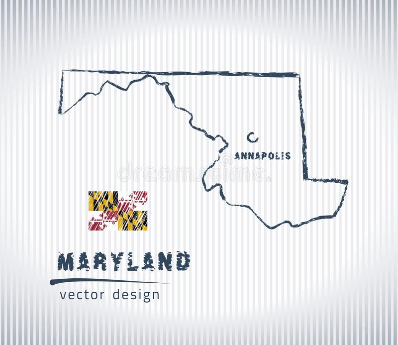 800x693 Collection Of Maryland Flag Drawing High Quality, Free