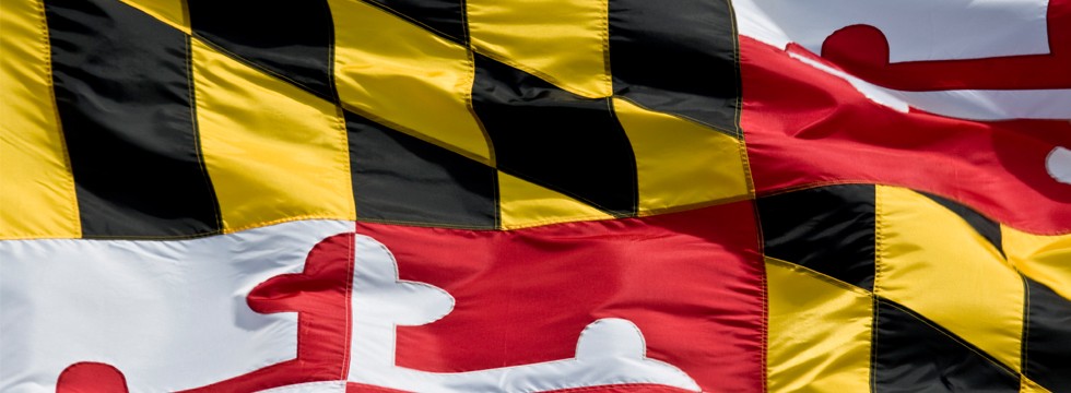 980x360 980x360px Maryland Flag Desktop Wallpaper