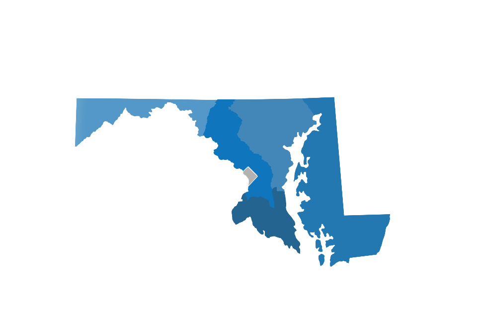 960x624 15 Maryland Vector Map For Free Download On Mbtskoudsalg