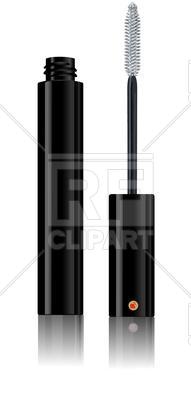 191x400 Opened Mascara Vector Image Vector Artwork Of Beauty, Fashion