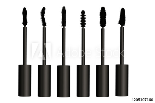 500x334 Set Of Mascara Vector Illustration