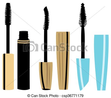 450x398 Vector Make Up Mascara Set.