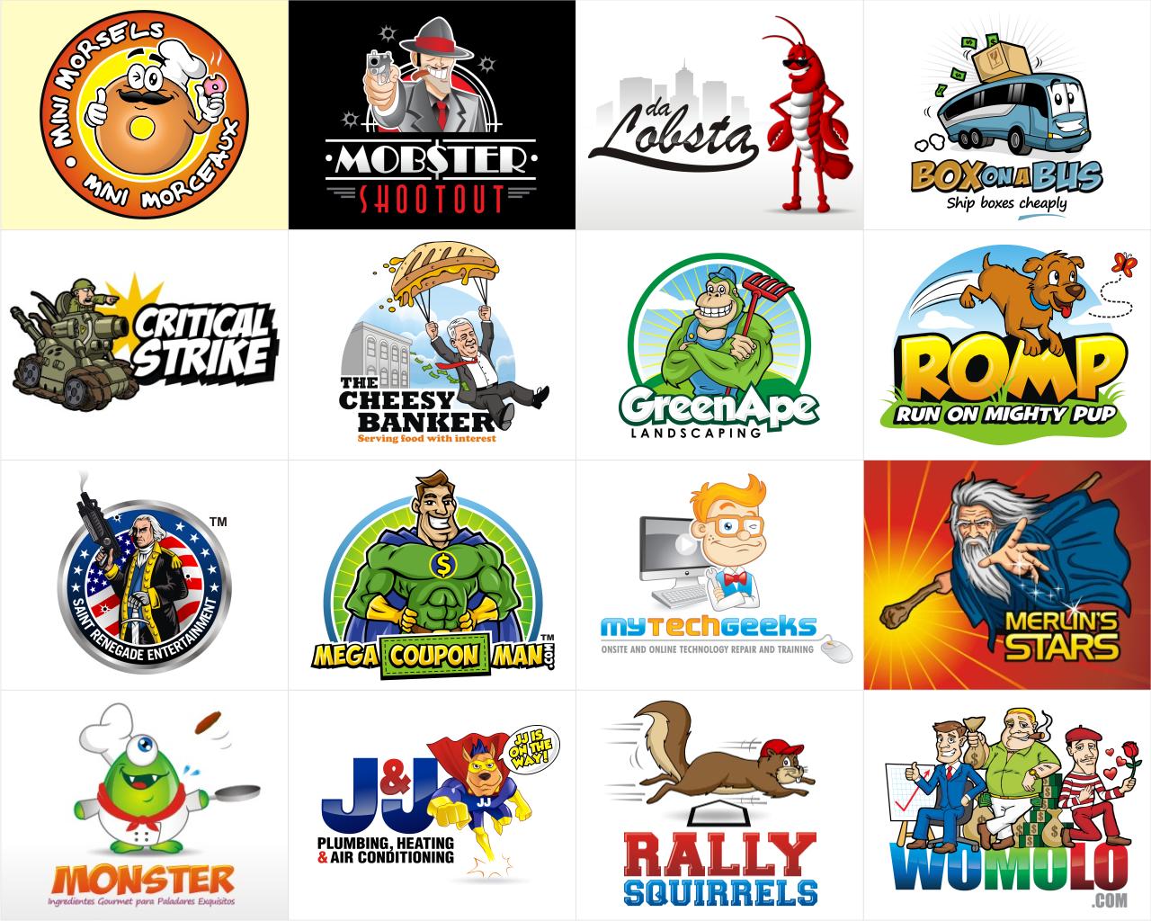 1280x1024 Character Mascot Logo Vector Design By Vector Factory On Envato