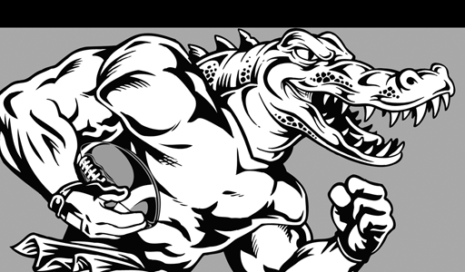 512x300 Football Player Mascot Vector Vector Genius