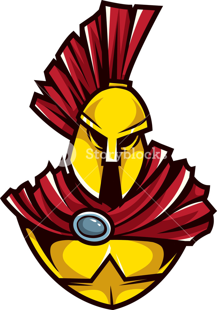 698x1000 Vector Roman Mascot Royalty Free Stock Image