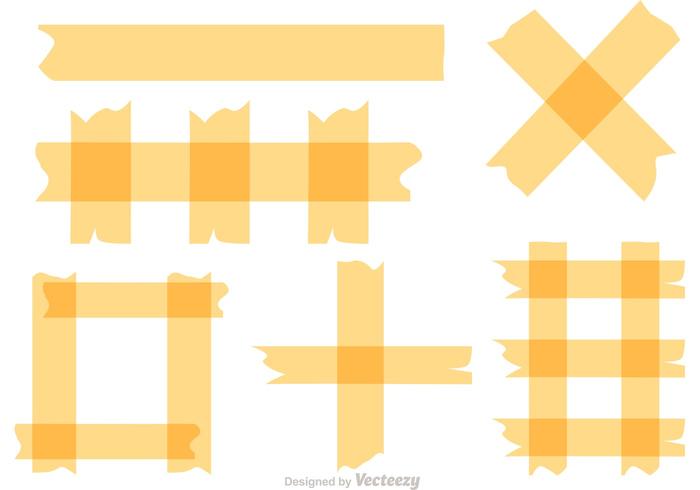 700x490 Sticky Tape Vectors
