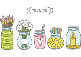 285x200 Mason Jar Free Vector Graphic Art Free Download (Found 237 Files