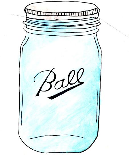 453x544 Mason Jar Art With Sketch Pens Amp Silhouette Giveaway Mason Jar