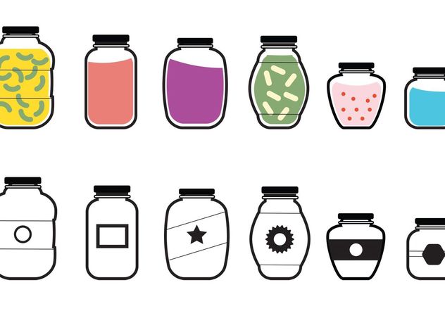 632x442 Mason Jar Vector Icons Free Vector Download 147901 Cannypic