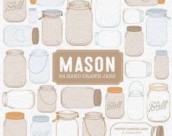 340x270 Professional Mason Jar Clip Art Jar Vectors