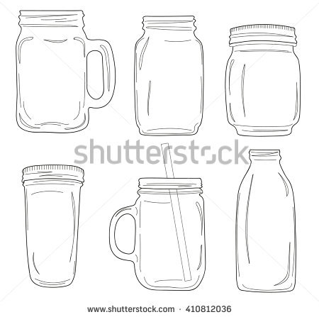 450x447 Mason Jar Vector Free Download Clip Art Free Clip Art On