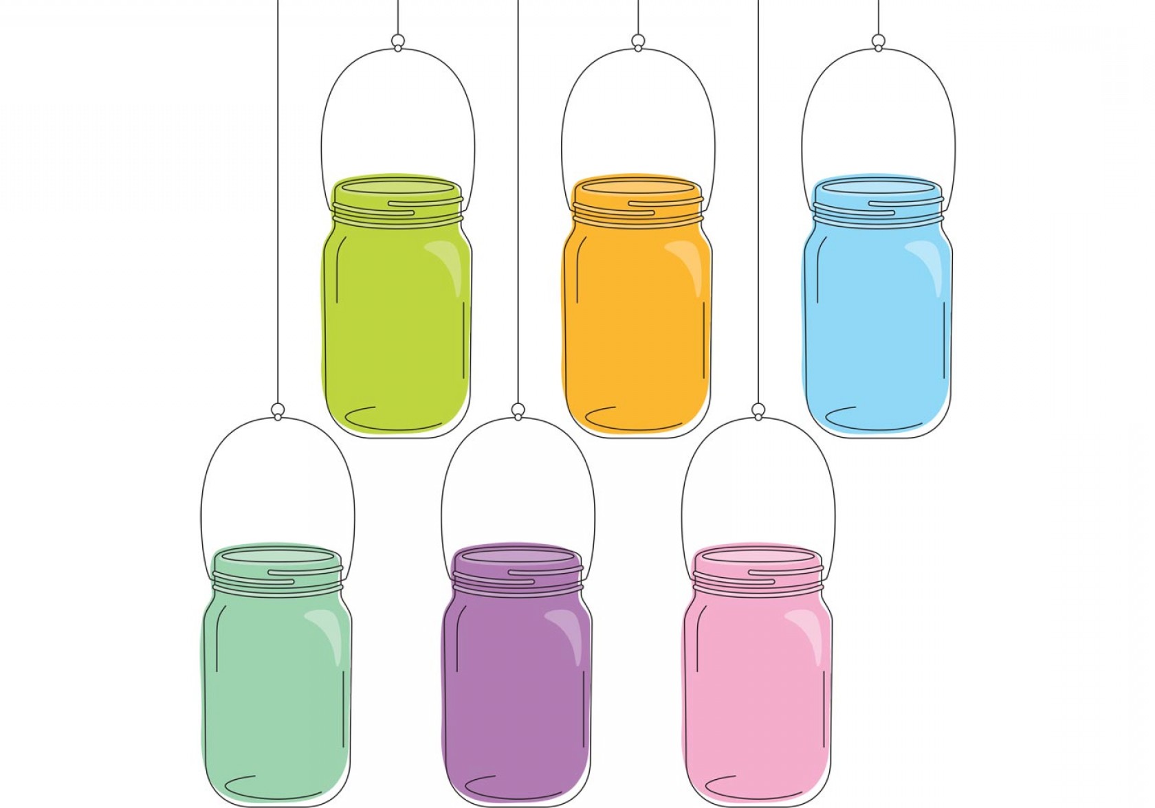 1680x1176 Hand Draw Mason Jar Vectors Geekchicpro