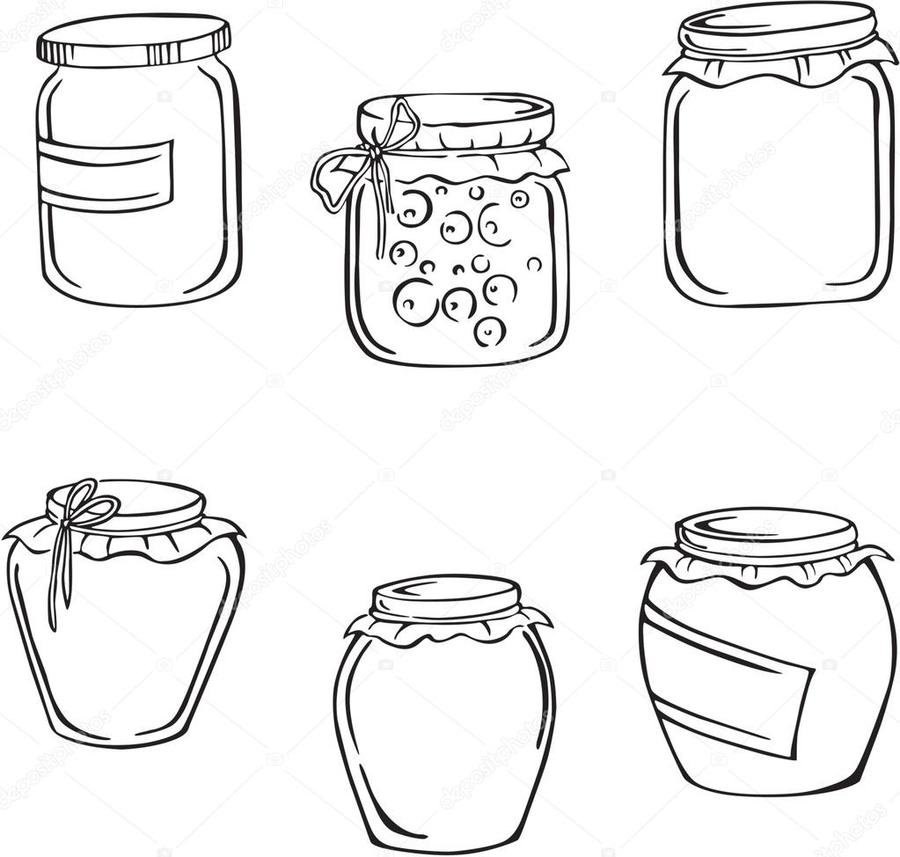 900x857 Download Jar Vector Clipart Varenye Drawing Jar Drawing
