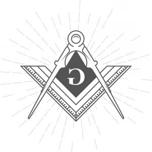 300x300 Masonic Square And Compass Symbol Vector Lazttweet