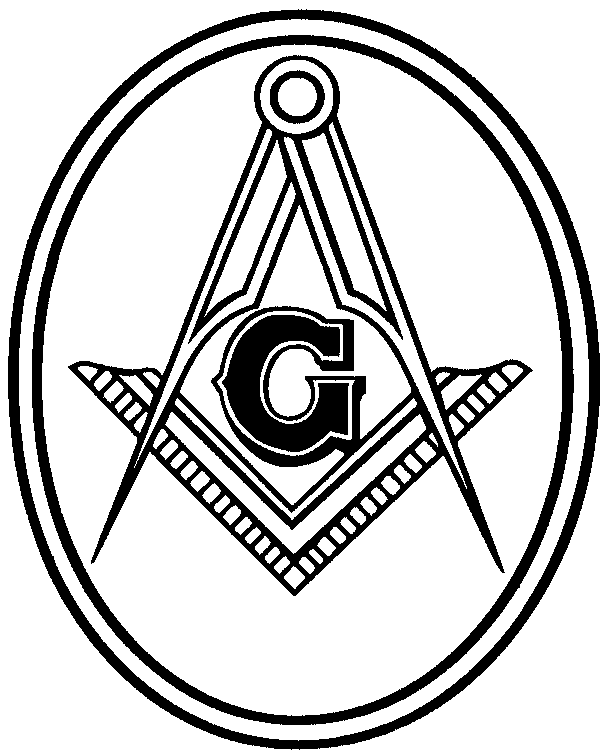 607x756 Masonic Square And Compass Vector Art
