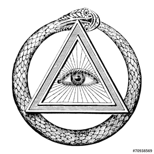 500x500 Masonic Snake Eye Stock Image And Royalty Free Vector Files On
