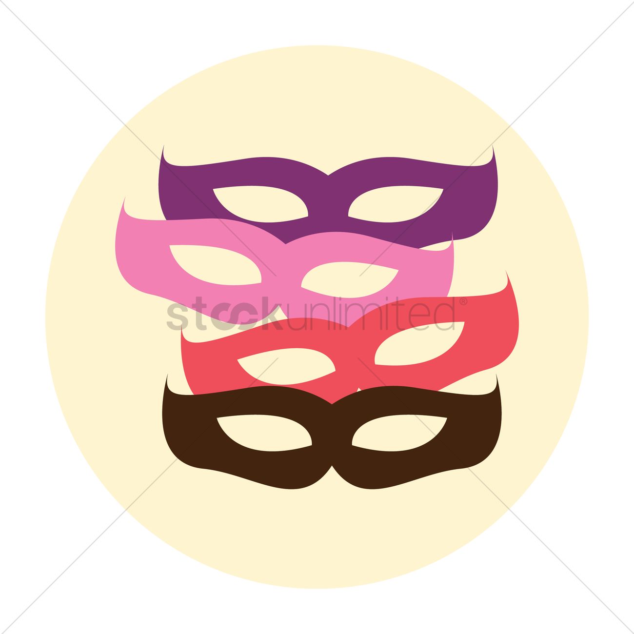 1300x1300 Free Masquerade Masks Vector Image