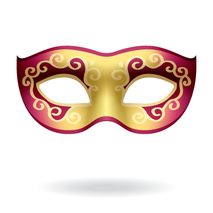 425x425 Various Carnival Mask Elements Vector Set 04 Free Download