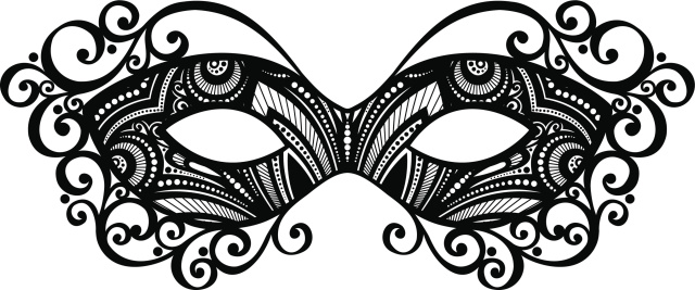640x267 Collection Of Masquerade Mask Clipart Black High Quality