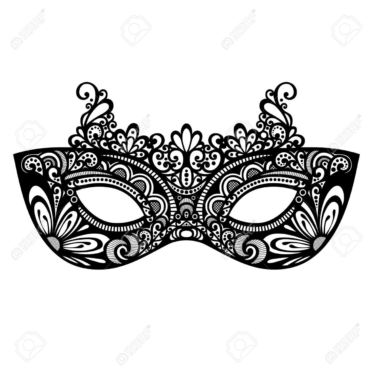 1300x1300 Collection Of Masquerade Masks Designs Drawings High Quality