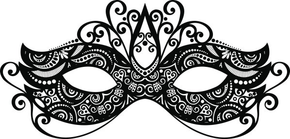 598x287 Masquerade Mask Clipart