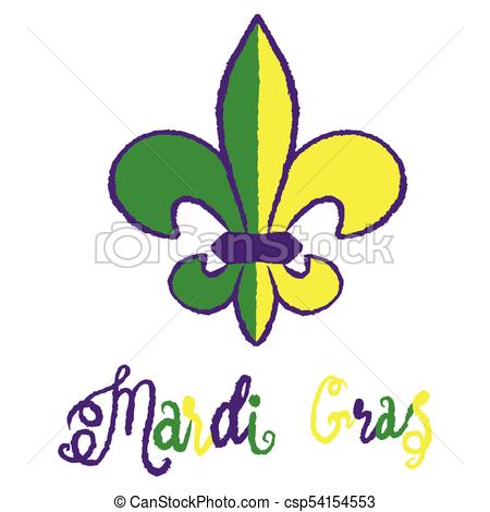 450x470 Mardi Gras Carnival Set, Masquerade Vector Illustration Isolated