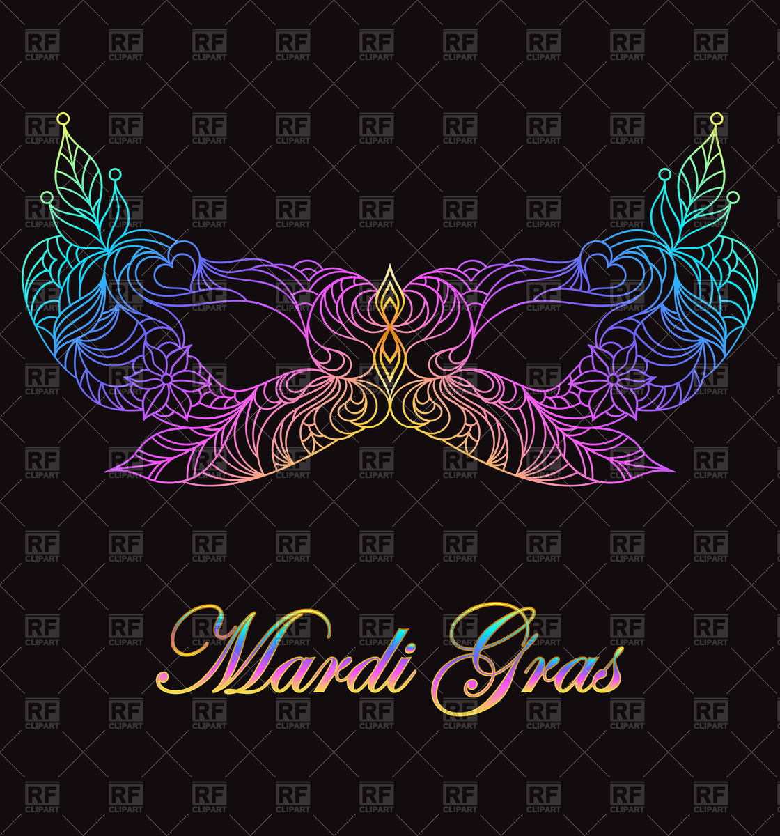1120x1200 Mardi Gras Mask Background. Carnival, Masquerade. Vector Image