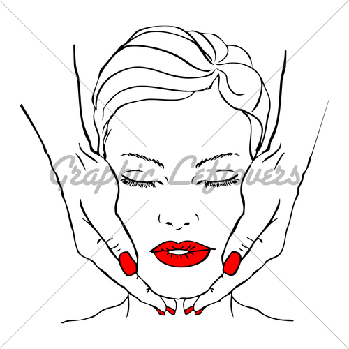 500x500 Massage Hands Vector Spa Pictures