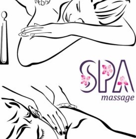 274x280 Vector Lines Beauty Massage Vector Art