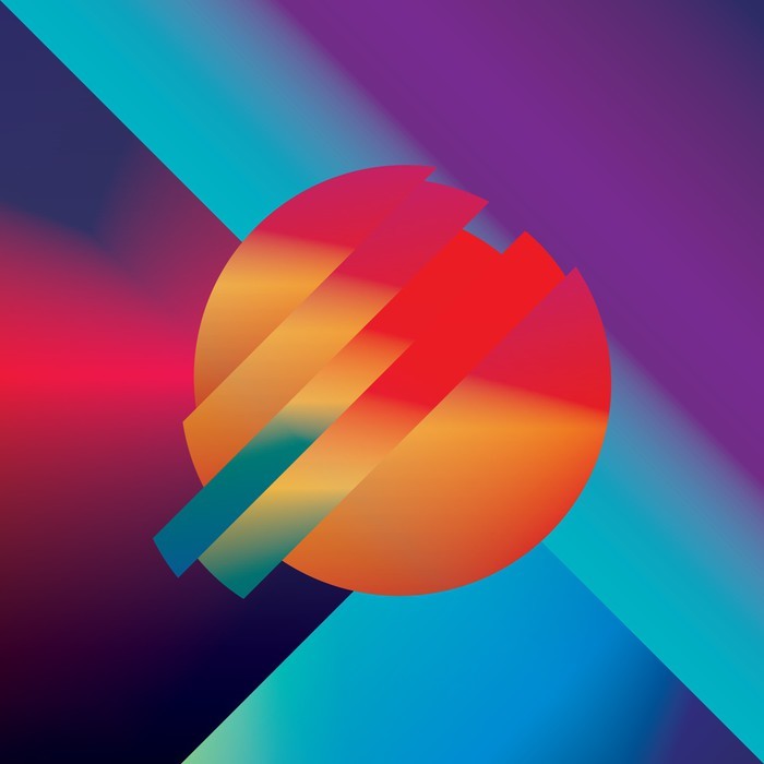 700x700 Material Design Abstract Vector Background With Geometric