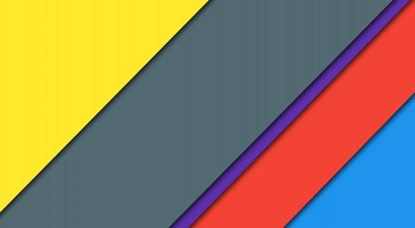 1366x752 Vector Material Design Wallpaper