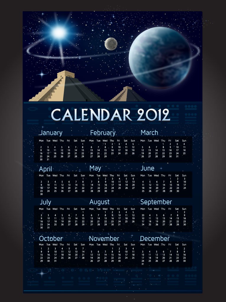 765x1024 Mayan Calendar Vector Vector Art Amp Graphics