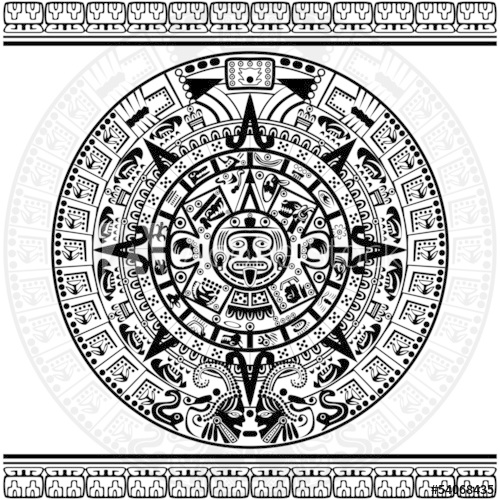 Mayan Calendar Vector at GetDrawings | Free download