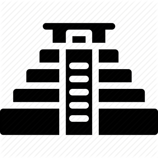512x512 Mayan Clipart Piramid