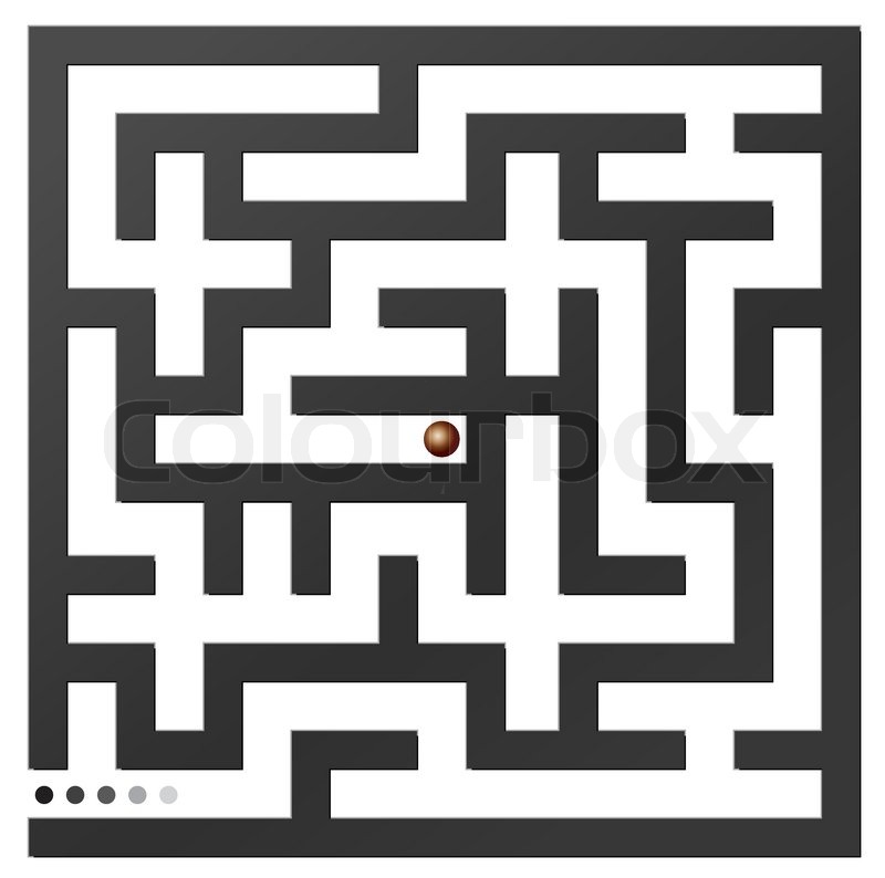 800x794 Gray Maze Vector Illustration Stock Vector Colourbox