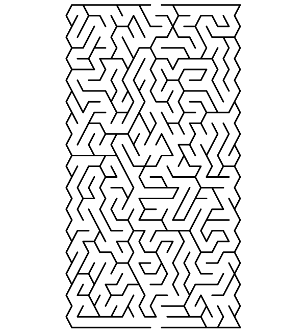 600x650 Maze Vector Graphics 123freevectors