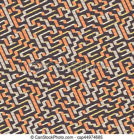 450x470 Maze. Vector Illustration Of Labyrinth.