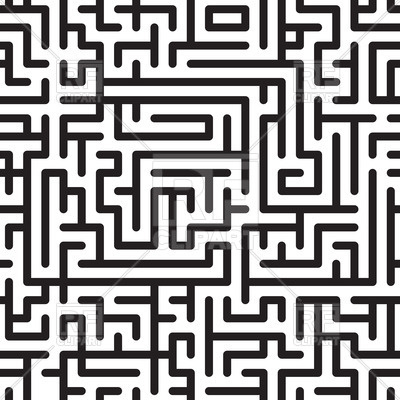 400x400 Abstract Background With Complex Maze Vector Image Vector